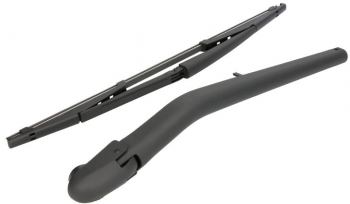 Set Brat stergator luneta cu capac si lamela stergator compatibil FIAT PUNTO 5D 09.1999 - 03.2012 negru 