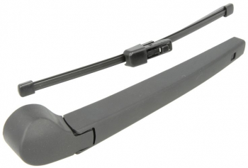 Set brat stergator luneta cu capac si lamela stergator compatibil VW GOLF MK6 HATCHBACK 01.2008 - 12.2013 negru 