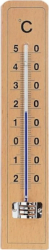 Termometru cu alcool din lemn pentru interior si exterior -30 + 50 grade Celsius 21 x 4 x 0.8 cm 