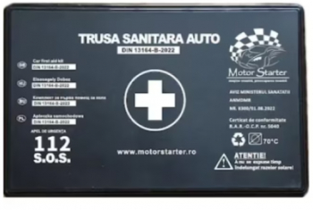 Trusa de prim ajutor auto obligatorie tip B valabilitate 3/5 ani 