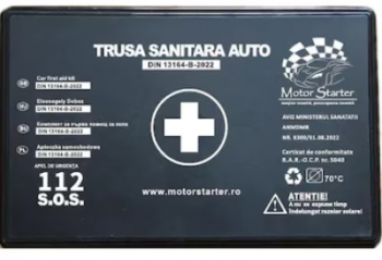 Trusa sanitara auto certificata RAR ANMDMR culoare negru 