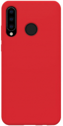 Husa de protectie 360° Lemontti Liquid Silicon Huawei P30 Lite Red 