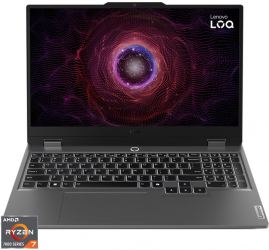 Laptop Gaming Lenovo LOQ AMD Ryzen 7 7435HS 16GB DDR5 512GB SSD NVIDIA RTX 4060 GB GDDR6 15.6 FHD IPS 144Hz G-SyncNo OS Luna Grey 