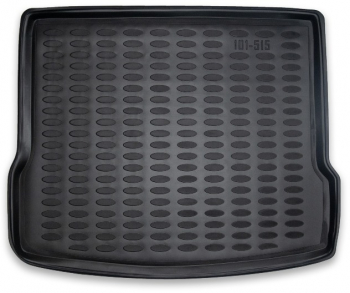 Covor pentru Portbagaj tip Tavita Compatibil Audi A4 2015- Material Flexibil Negru 
