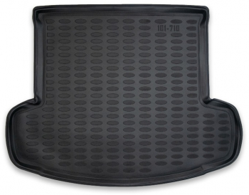 Covor pentru Portbagaj tip Tavita Compatibil Chevrolet Captiva 2006-2011 Material Flexibil Negru 