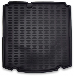 Covor pentru Portbagaj tip Tavita Compatibil Volkswagen Jetta MK6 Fara Buzunare Laterale Berlina 2011- Material Flexibil Negru 