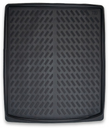 Covor pentru Portbagaj tip Tavita Compatibil Volkswagen Passat B8 Combi/Break 2015- Material Flexibil Negru 