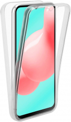 Husa 360 compatibila cu Samsung Galaxy A32 5G - V2 Transparent fata+spate 