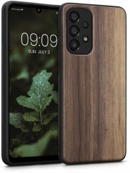 Husa Kwmobile pentru Samsung Galaxy A33 5G Lemn Maro 57996.18 