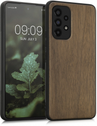 Husa Kwmobile pentru Samsung Galaxy A53 5G Lemn Maro 57997.18 