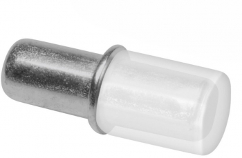 Set 20 suporturi polita cu guler si protectie silicon finisaj crom lucios GT L 16 mm