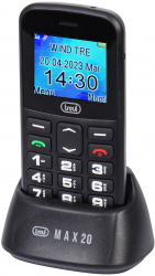 Telefon seniori butoane mari iluminate camera foto difuzor lanterna agenda 150 5 numere cu functie SOS bluetooth iesire casti ceas