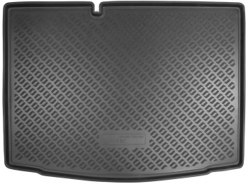 Covor pentru Portbagaj tip Tavita Compatibil Skoda Fabia III Hatchback 2015- Material Flexibil Negru 