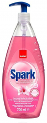 Detergent vase cu balsam cu pompita Sano Spark Migdale 700 ml 