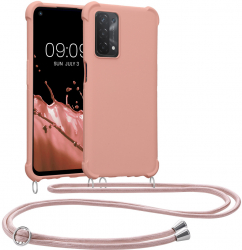 Husa Kwmobile pentru OPPO A74 5G/A54 5G Silicon Roz 58012.154 