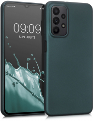 Husa Kwmobile pentru Samsung Galaxy A23 Silicon Verde 57955.14 