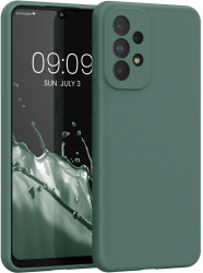 Husa Kwmobile pentru Samsung Galaxy A33 5G Silicon Verde 57833.171 