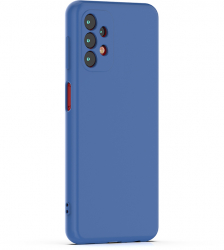 Husa Liquid soft touch compatibila cu Samsung Galaxy A32 5G Blue Cobalt ALC 