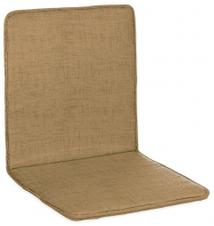 Perna decorativ pentru Scaun cu spatar pentru Spatii Exterioare 87x43cm Bej 