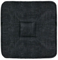 Perna decorativa pentru scaun 39x39cm Neagra 