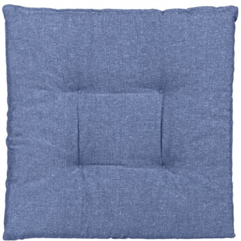Perna pentru scaun din bumbac 40x40cm Albastru