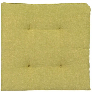 Perna pentru scaun din bumbac 40x40cm Mustar