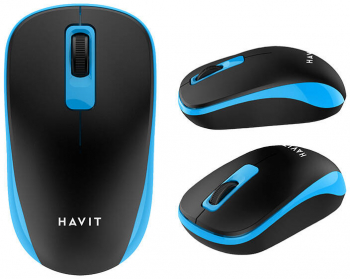 Wireless Mouse Havit Ms626gt black And Blue 