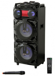 Boxa Portabila Akai Abts-t1203 90w Bluetooth Karaoke Radio Negru 