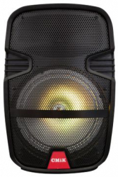 Boxa Portabila Karaoke Cmik Conectivitate Bluetooth / Tf Card / Port Usb / Radio Fm / Led Pe Woofer putere Rms De 90 W Baterie Reincarc 