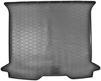 Covor pentru Portbagaj tip Tavita Compatibil Dacia Dokker Minivan &ndash Persoane 2012- Material Flexibil Negru 
