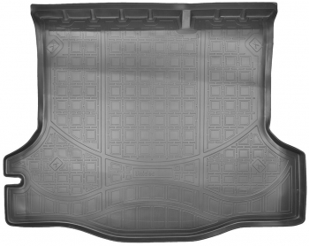 Covor pentru Portbagaj tip Tavita Compatibil Logan II Berlina 2014- Material Flexibil Negru 