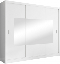 Dulap cu usi glisante alb 250 x 215 MADRYT Sani 
