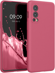 Husa Kwmobile pentru OnePlus Nord 2 5G Silicon Roz 56070.238 
