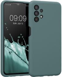 Husa Kwmobile pentru Samsung Galaxy A13 Silicon Verde 57832.171 