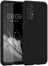 Husa Kwmobile pentru Samsung Galaxy A23 Silicon Negru 57804.01 