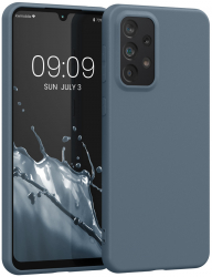 Husa Kwmobile pentru Samsung Galaxy A33 5G Silicon Albastru 57806.202 