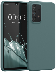 Husa Kwmobile pentru Samsung Galaxy A33 5G Silicon Verde 57806.171 