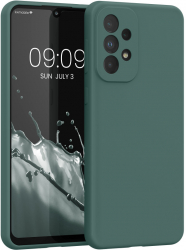 Husa Kwmobile pentru Samsung Galaxy A33 5G Silicon Verde 57833.169 