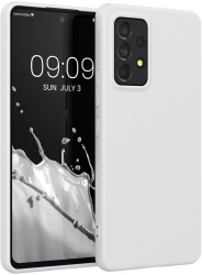 Husa Kwmobile pentru Samsung Galaxy A53 5G Silicon Alb 57808.48 