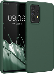 Husa Kwmobile pentru Samsung Galaxy A53 5G Silicon Verde 57808.169 