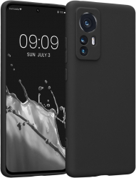 Husa Kwmobile pentru Xiaomi 12/12X Silicon Negru 57124.47 