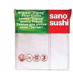 Sano Sushi Zigzag Floor Cloth Lavete Pentru Pardoseala 