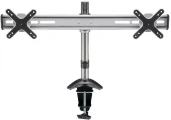 Suport pentru 2 monitoare de birou Goobay 13-27 33-68cm reglabil pe inaltime max. 8kg 