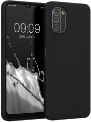Husa Kwmobile pentru Nokia G21/G11 Silicon Negru 57530.01 