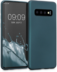 Husa Kwmobile pentru Samsung Galaxy S10 Silicon Verde 47452.14 