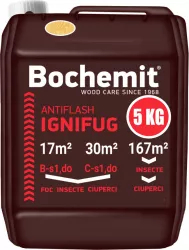 Solutie ignifugare lemn Bochemit Antiflash Transparent 5Kg 