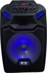 Boxa Profesionala Portabila Jrh Bluetooth Usb Telecomanda Si Microfon Wireless Inclus Putere 1000 W 