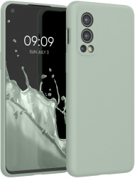 Husa Kwmobile pentru OnePlus Nord 2 5G Silicon Verde 56070.172 