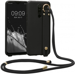Husa Kwmobile pentru Xiaomi Redmi 9 Silicon Negru 57329.01 