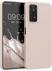 Husa Kwmobile pentru Xiaomi Redmi Note 11 Pro/Redmi Note 11 Pro 5G Silicon Crem 57369.225 